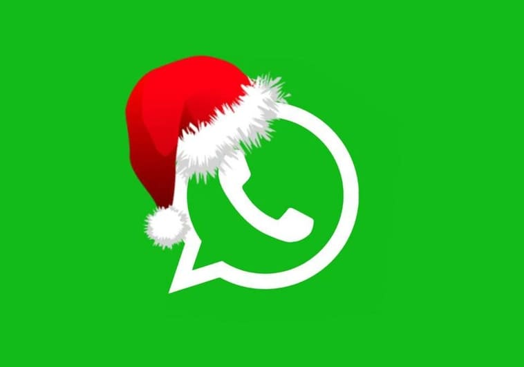 Logo WhatsApp Navidad