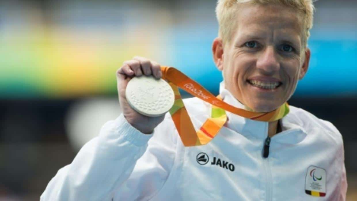 Marieke Vervoort con medalla