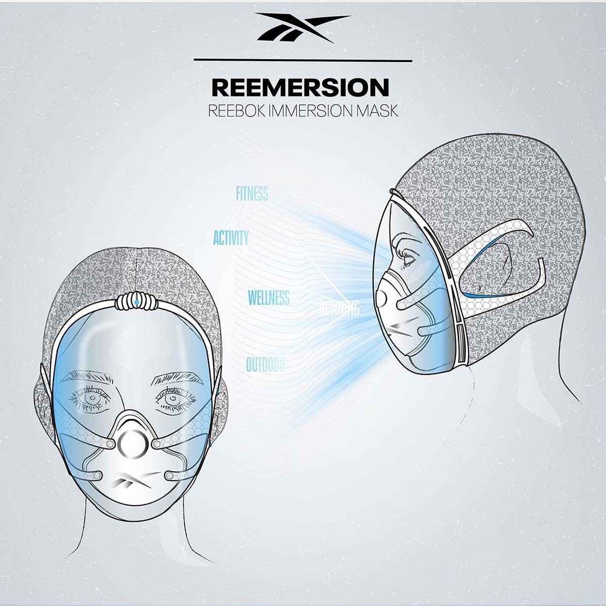 Mascarilla reemersion de Reebok