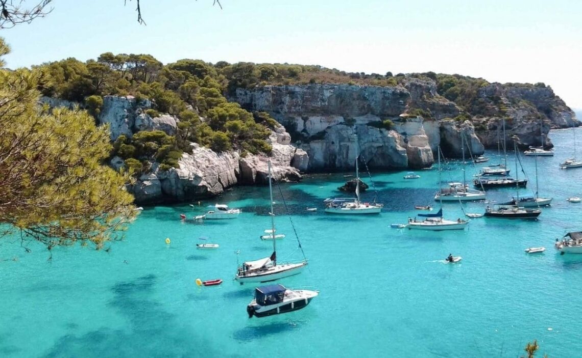 Menorca, isla situada en el archipielago de baleares