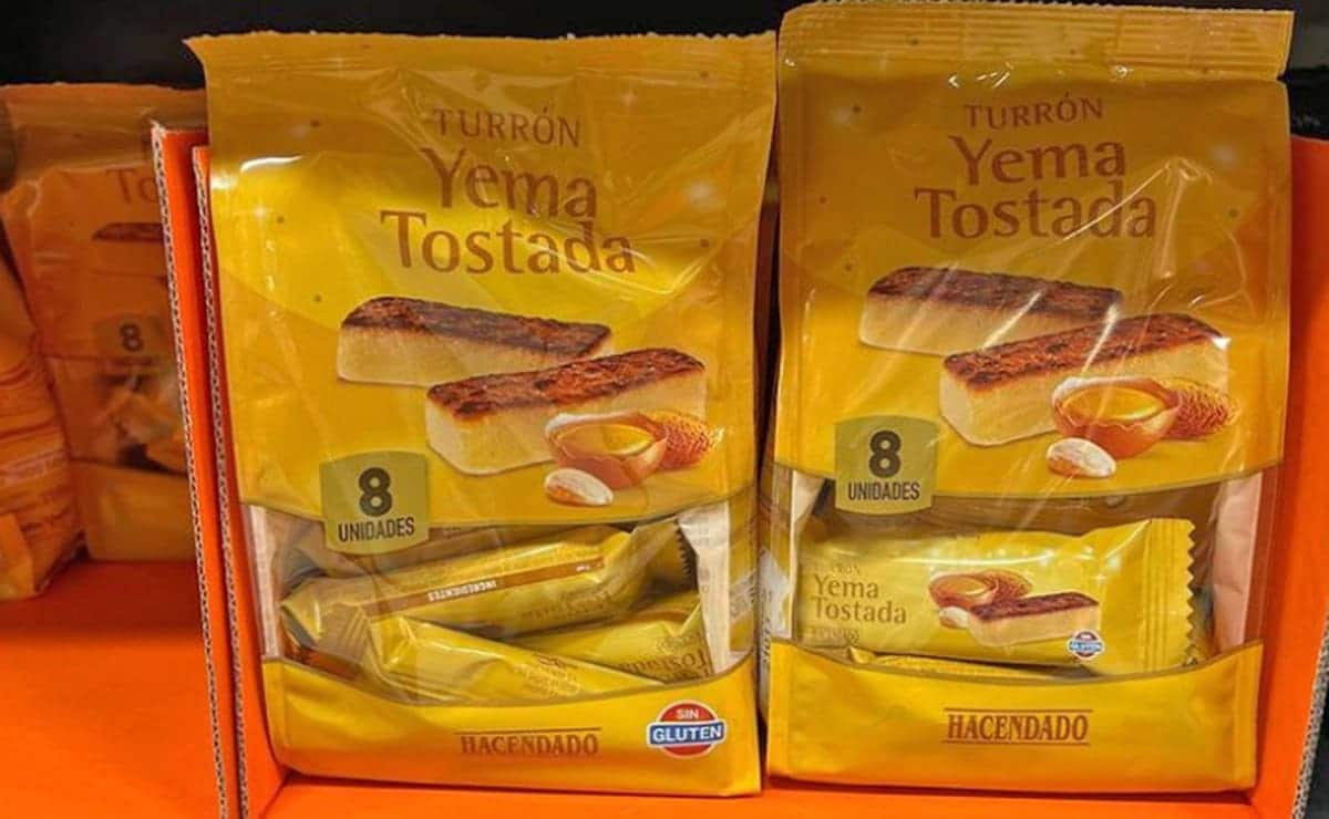 Turrón de yema tostada