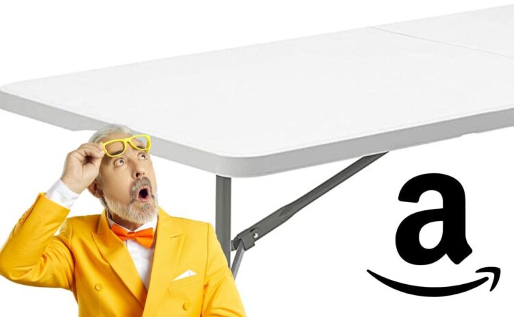Mesa plegable de Amazon