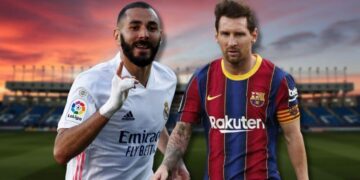 Karim Benzema y Lionel Messi, protagonistas de El Clásico