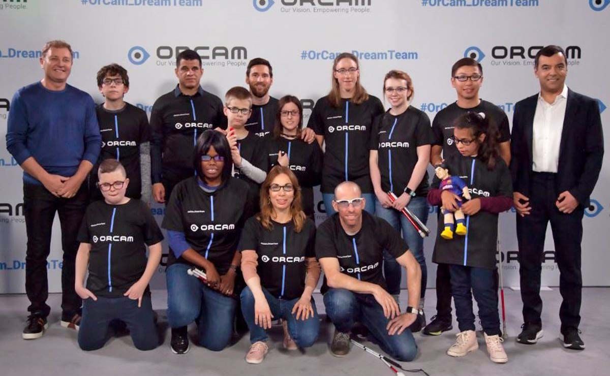 Messi discapacidad visual OrCam