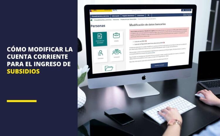 SEPE: Cómo modificar la cuenta corriente para el ingreso de los subsidios