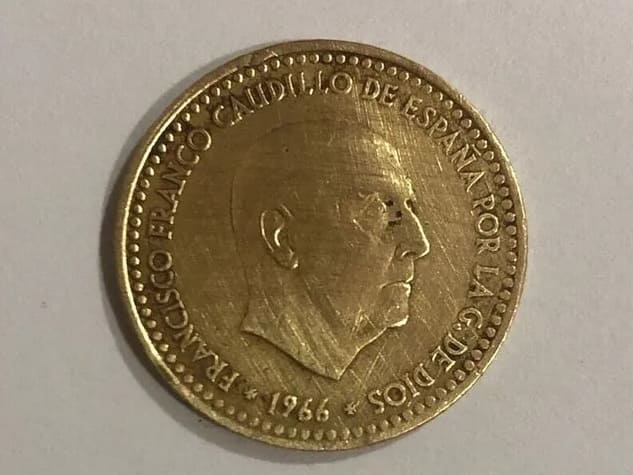 Moneda 1 peseta 1966