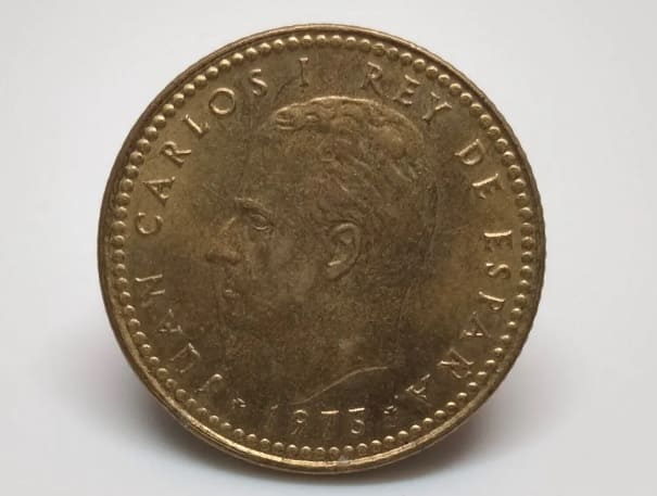 Moneda de 1 peseta de 1975 