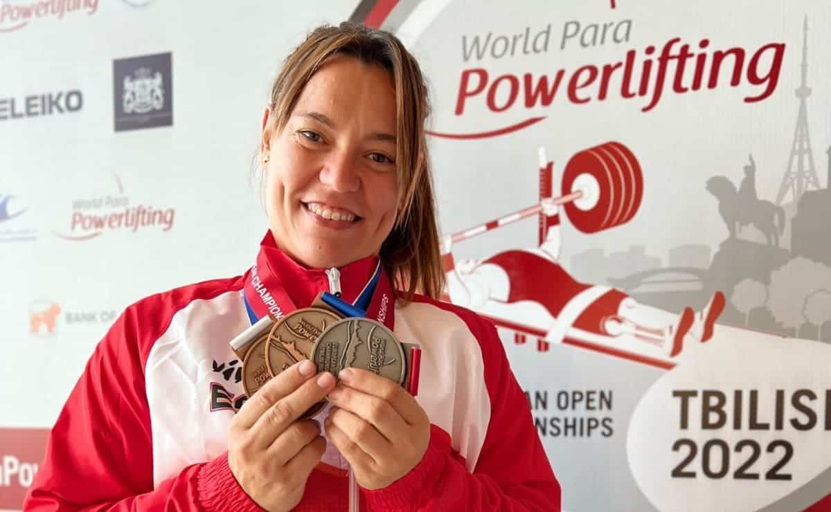 Montse Alcoba, medalla de oro en el Campeonato de Europa de halterofilia paralímpica 