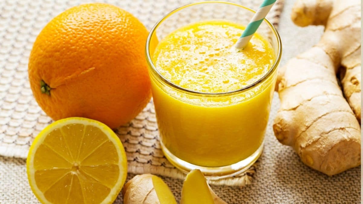 Naranja y jengibre detox