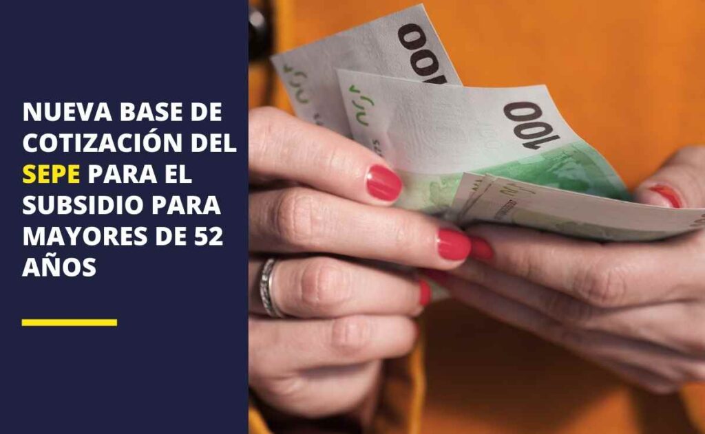 El SEPE avisa de como será la cotización para el subsidio de mayores de 52 años 