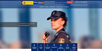 Nueva web de la Policía Nacional