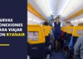 Nuevas conexiones en los vuelos con Ryanair