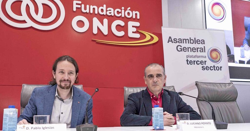 Pablo Iglesias y Luciano Poyato