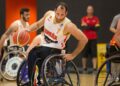 Pablo Zarzuela en un partido de preparación para los Juegos Paralímpicos de Tokio 2020