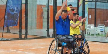 El IV Campeonato de España de pádel en silla de ruedas consolida a Edorta de Anta y Topher Triviño como la pareja más regular del año