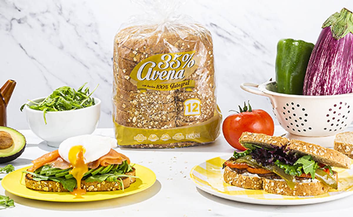 Pan integral con avena