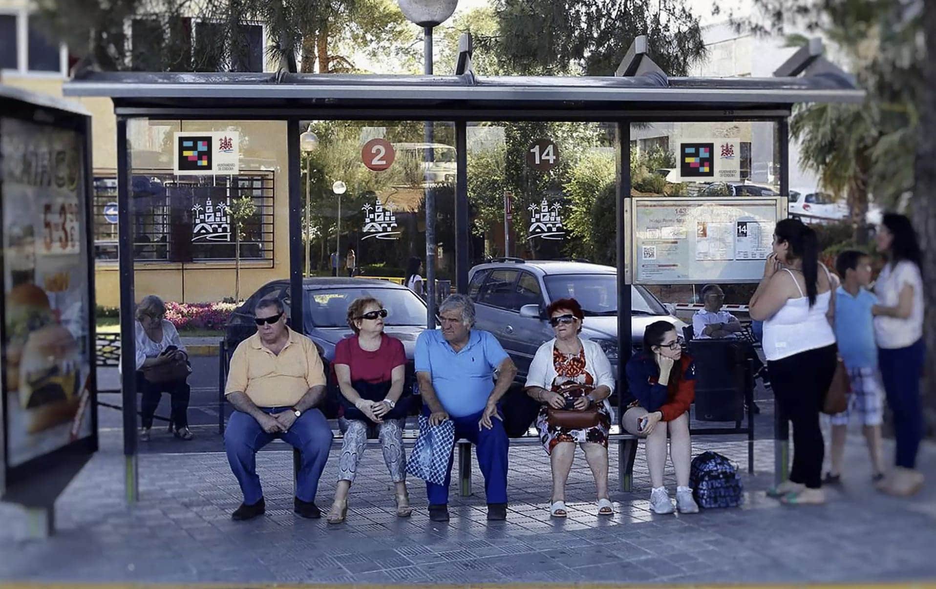 Parada autobús Navilens Cordoba