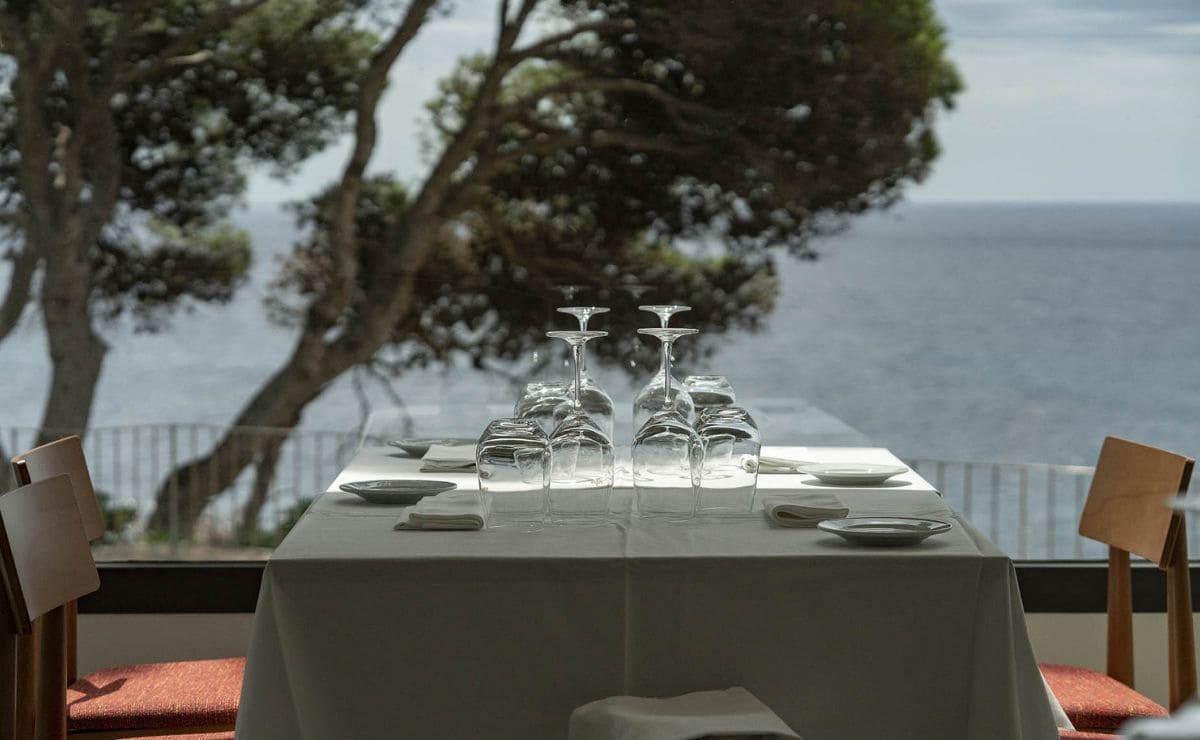 Terraza del Parador de Turismo de Aiguablava