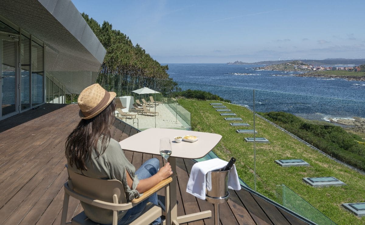 Terraza del Parador de Turismo de Costa da Morte