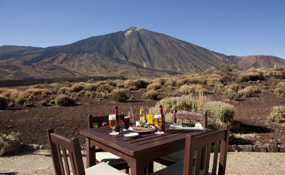 Terraza del Parador de Turismo de Las Cañadas del Teide