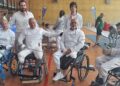 Participantes del campeonato de España de Esgrima en Silla de Ruedas