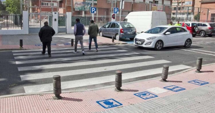 Paso de peatones para personas con autismo en Leganés