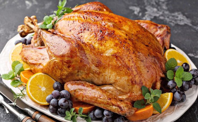 Receta pavo relleno Navidad