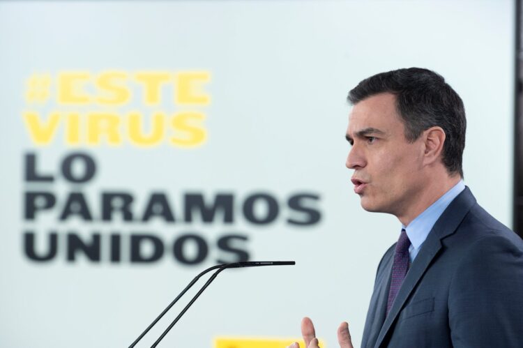 El presidente del Gobierno, Pedro Sánchez