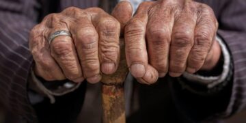 Pensión de jubilación anciano