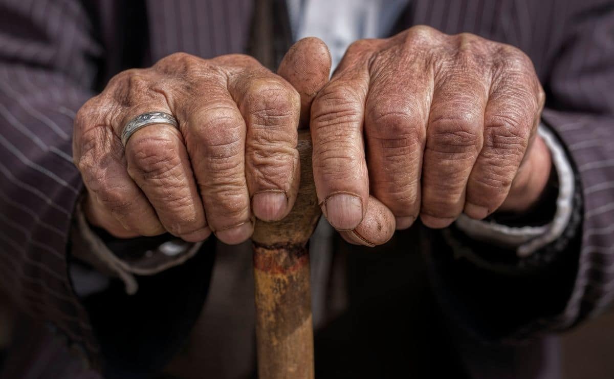 Pensión de jubilación anciano