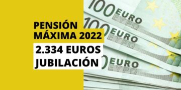 Pensión jubilación 2022
