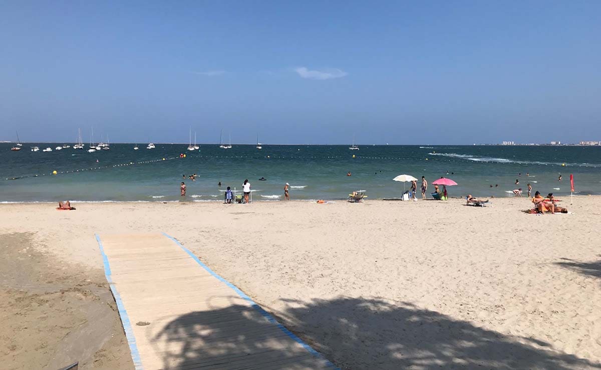 Playa de Colón (Santiago de la Ribera, San Javier Murcia