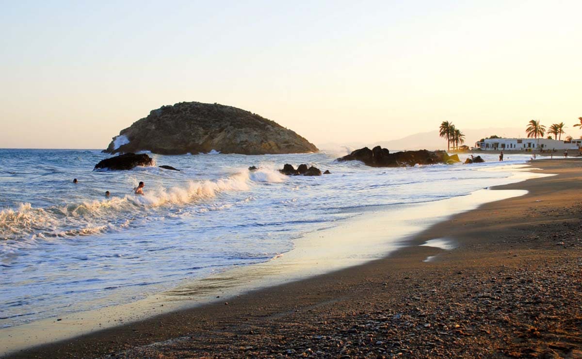 Playa de La Reya Junta de los Mares, Mazarrón Murcia