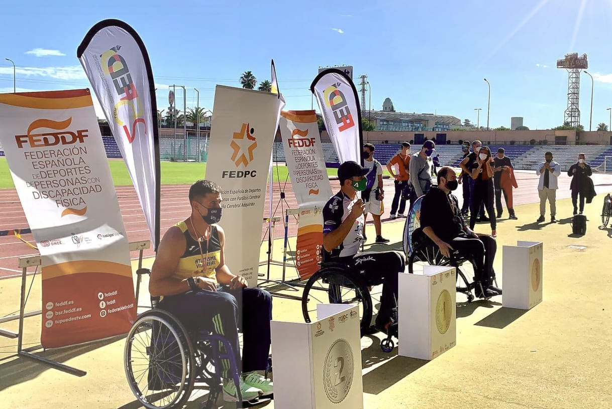 Podium atletismo Francisco Zuasti