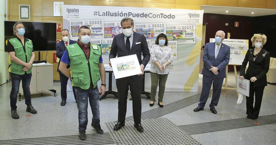 Presentación de los cupones de la ONCE #LaIlusiónPuedeConTodo2