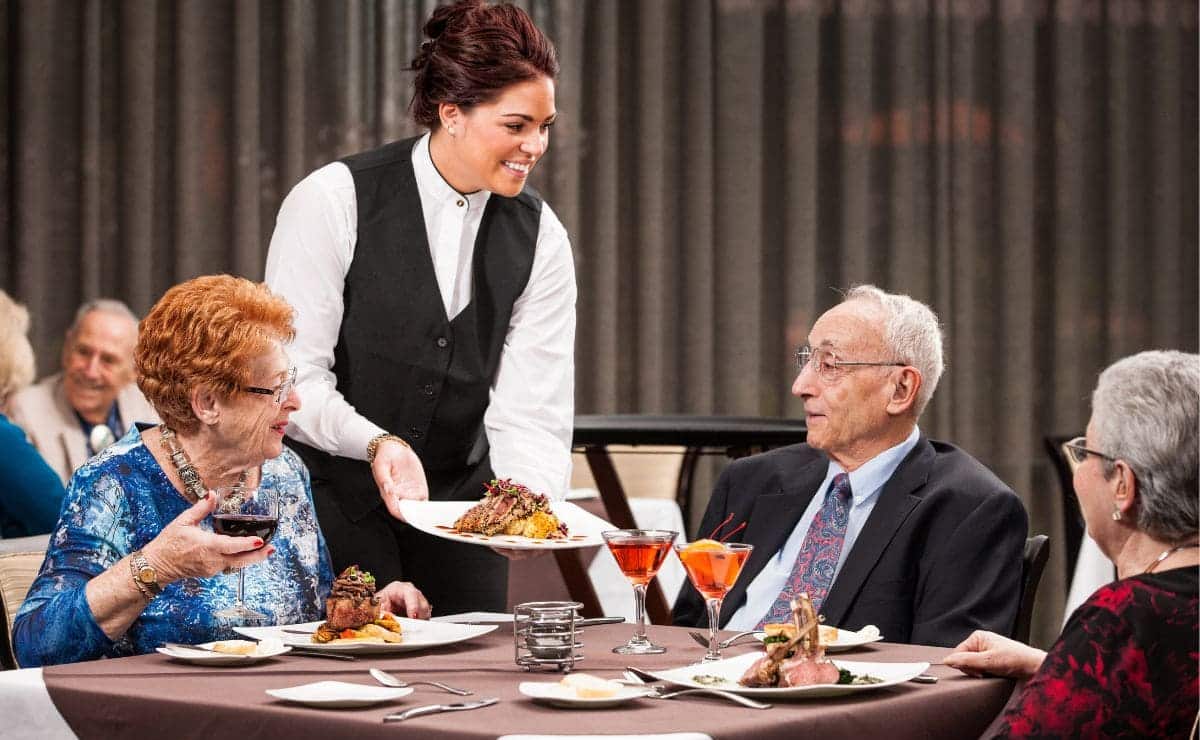 Restaurante estrella michelín para jubilados