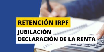 Retención IRPF Declaracion Renta Jubilación