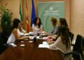 Reunión con los representantes de Andalucía Inclusiva y la Consejera Rocío Ruíz