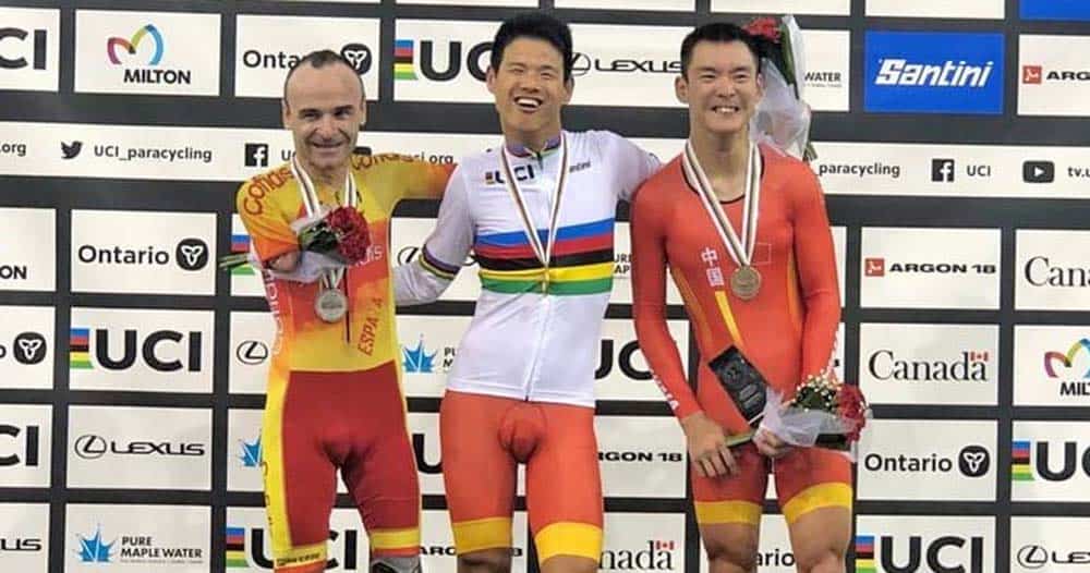 Ricardo Ten consigue la medalla de plata en el mundial de ciclismo paralímpico