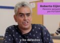 Roberto Gijón, persona con discapacidad intelectual que ha acudido a los cursos de Liber