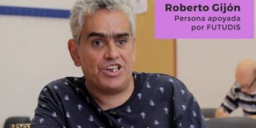 Roberto Gijón, persona con discapacidad intelectual que ha acudido a los cursos de Liber