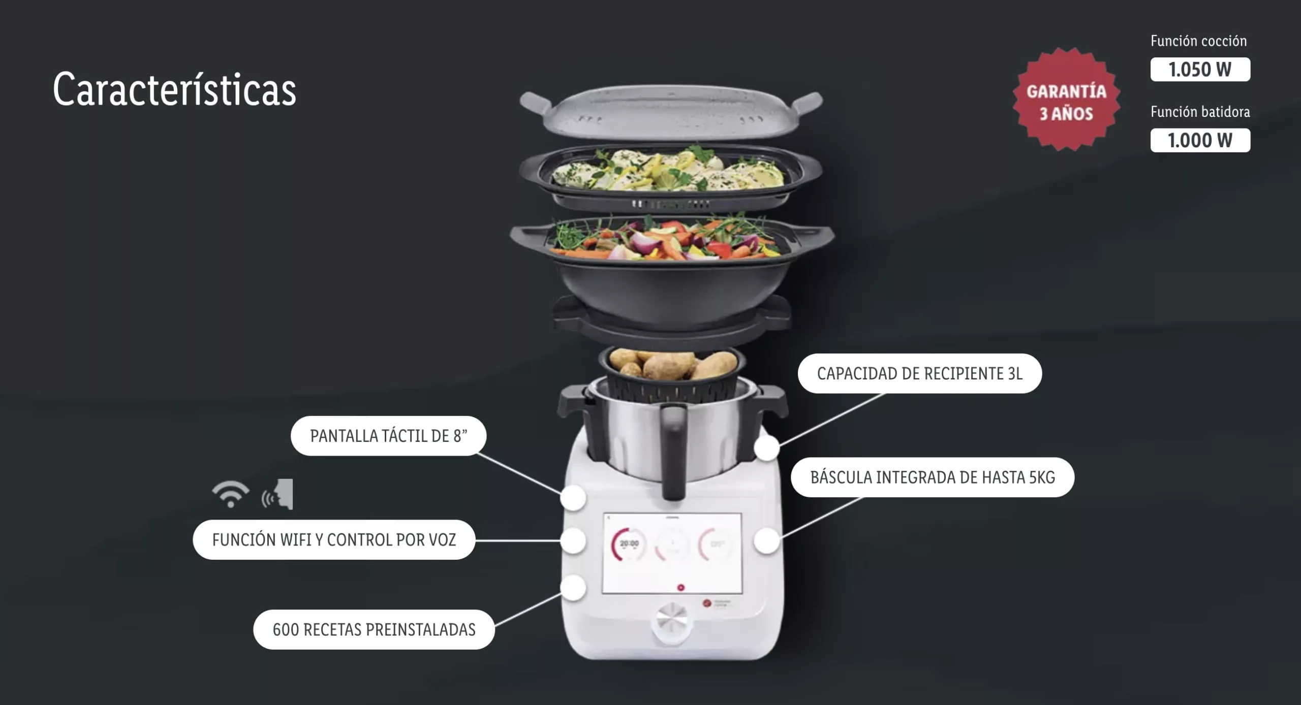 Robot de Cocina Monsieur Cuisine Smart