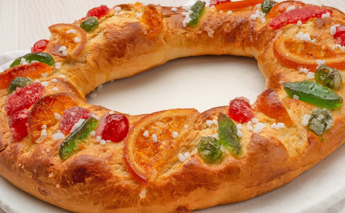 Roscón de Reyes tradicional