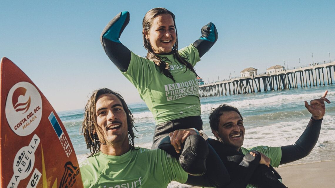 Sarah Almagro logra proclamarse Campeona del Mundo de surf adaptado en California