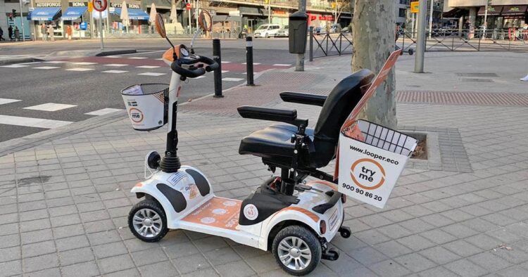 Scooter de alquiler personas movilidad reducida