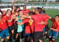 La Selección celebrando el sexto título europeo.