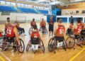 Selección Española de Baloncesto en silla preparando los Juegos Paralímpicos de Tokio 2020