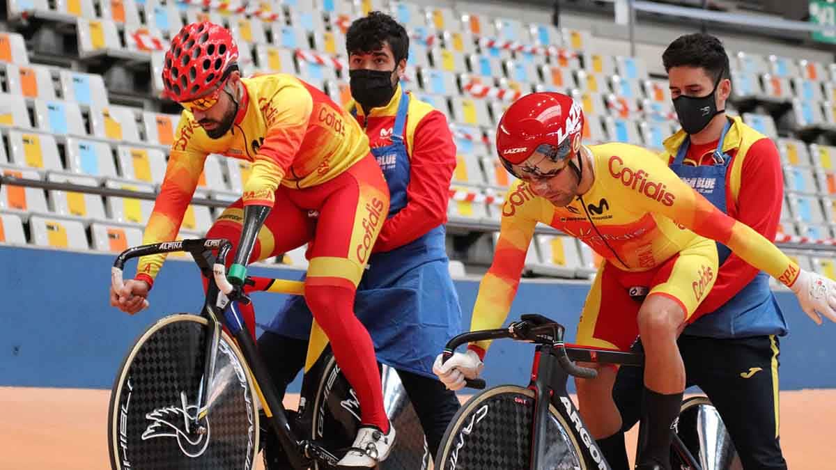 Selección Española de Ciclismo Adaptado preparando los Juegos Paralímpicos de Tokio