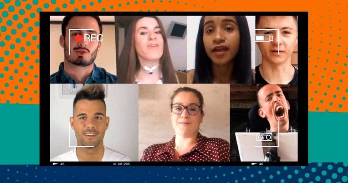 Siete jóvenes con discapacidad