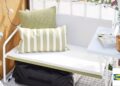 El sofá para exterior de Ikea es muy compacto